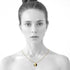 Solid 925 Sterling Silver Initial Alphabet Personalised Disc Necklace